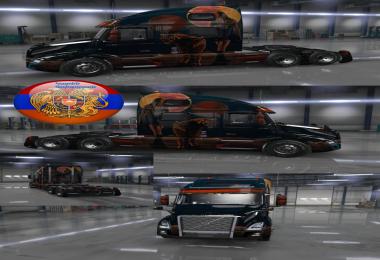 Volvo truck vnl 2018 Tigress skin pack 1.34.x