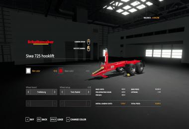SCHUITEMAKER HOOKLIFT TRAILER v1.1.0.0