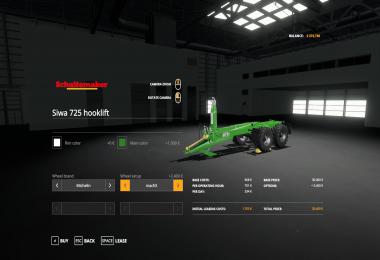 SCHUITEMAKER HOOKLIFT TRAILER v1.1.0.0