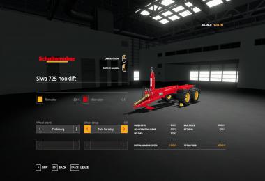 SCHUITEMAKER HOOKLIFT TRAILER v1.1.0.0