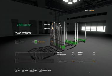 Adjustable hooklift Wood Container v1.0.0.0