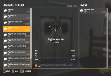 Animal Species - Pig Pack v1.0