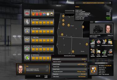 ATS 100% Explored Save Game Profile (v1.34s – Oregon)