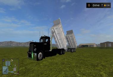 Custom peterbilt dump truck and matching pup trailer v1.0.0.3