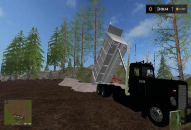 Custom peterbilt dump truck and matching pup trailer v1.0.0.3