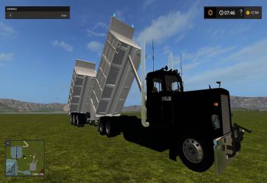 Custom peterbilt dump truck and matching pup trailer v1.0.0.3