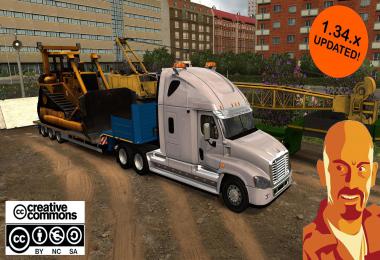 FREIGHTLINER CASCADIA ETS2 1.34.x
