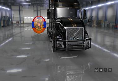 Frontgrill for volvo VNL 2018 1.34.x