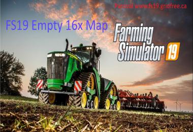 FS19 16x empty map v1.0