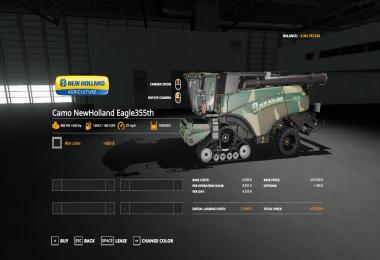 FS19 Camo New Holland Eagle355th Pack VE v1.0