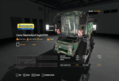 FS19 Camo New Holland Eagle355th Pack VE v1.0