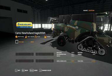 FS19 Camo New Holland Eagle355th Pack VE v1.0