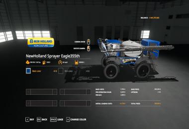 FS19 New Holland Sprayer Eagle355th v1.0