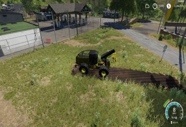 John Deere construction yellow skidder v1.0