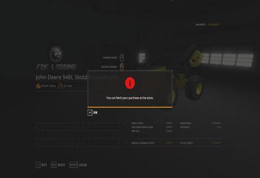 John Deere construction yellow skidder v1.0