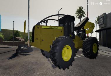John Deere construction yellow skidder v1.0
