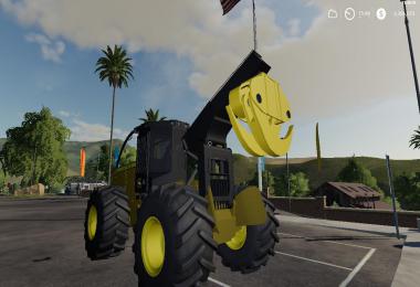 John Deere construction yellow skidder v1.0
