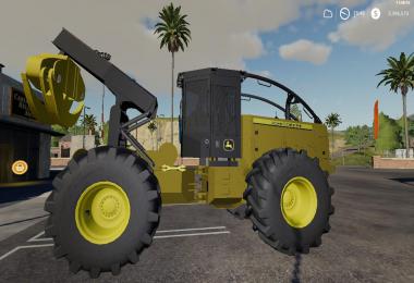 John Deere construction yellow skidder v1.0