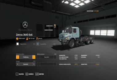 Mercedes Zetros 3643 6x6 v1.0.0.0