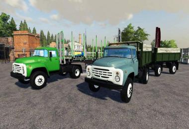 Pack Truck ZIL and trailers v1.0