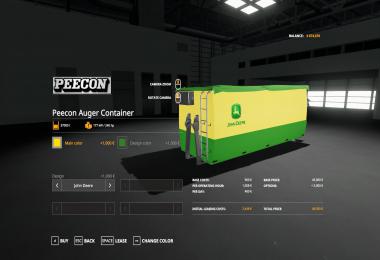 Peecon hooklift Auger Container v1.0.0.0