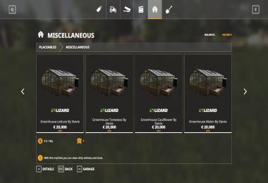 Placeable Greenhouse set by Stevie