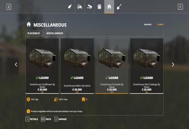 Placeable Greenhouse set by Stevie