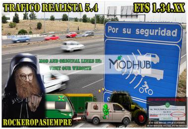 Realistic traffic 5.4 by Rockeropasiempre for 1.34.x