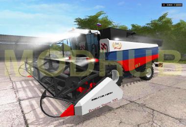 Rostselmash Acros 530 in the color of the Russian Flag v1.0