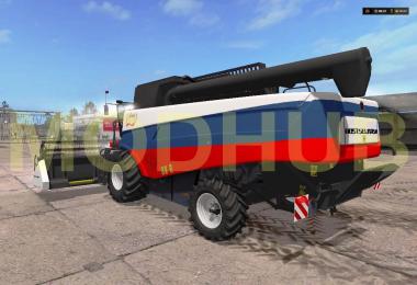 Rostselmash Acros 530 in the color of the Russian Flag v1.0