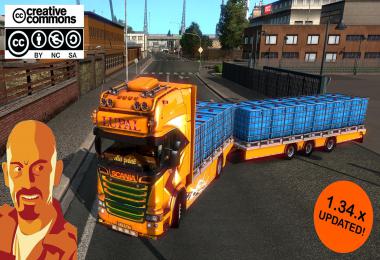 SCANIA LUPAL & TRAILER OWNED ETS2 1.34.x
