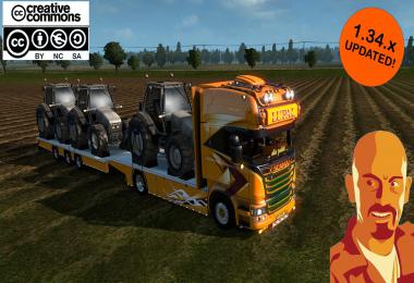 SCANIA LUPAL & TRAILER OWNED ETS2 1.34.x
