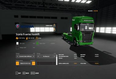 Scania R-series hooklift v1.2.0.0