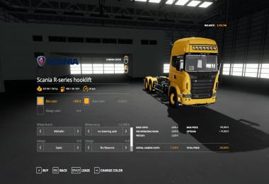 Scania R-series hooklift v1.2.0.0