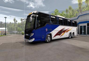 Scania Touring Bus 2019 Official Skin 1.32 and 1.33 v3.0
