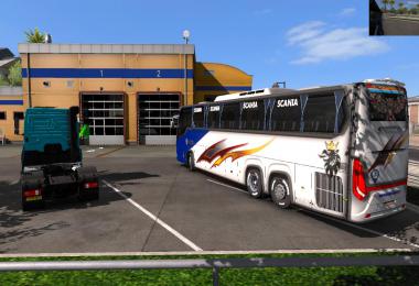 Scania Touring Bus 2019 Official Skin 1.32 and 1.33 v3.0