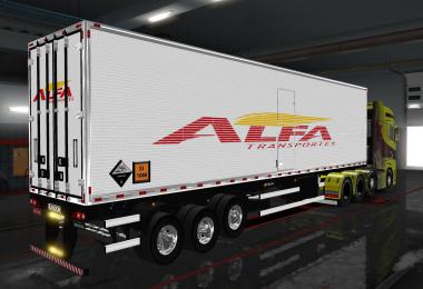 Skin Reboques Tsm By Tsmachado Alfa Transportes By Rodonitcho