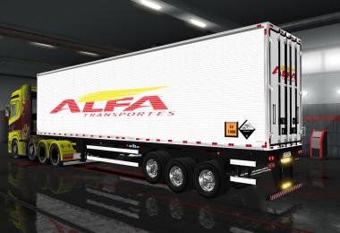 Skin Reboques Tsm By Tsmachado Alfa Transportes By Rodonitcho