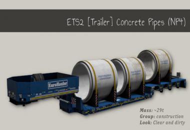 Trailer Concrete Pipes v1.0 1.34.x