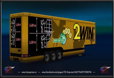 TZ Trailers pack with owned ETS2 1.34.x