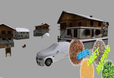 Village maison enneiger v1.0