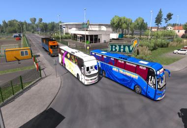 Volvo px 9700 asia bus for 4k Texture for 1.33 and 1.34