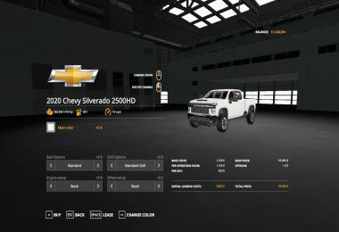 2020 Chevy Silverado 2500HD Duramax v1.0