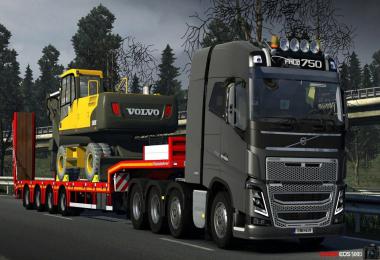 Volvo FH-16 and Trailer v7.0 1.34
