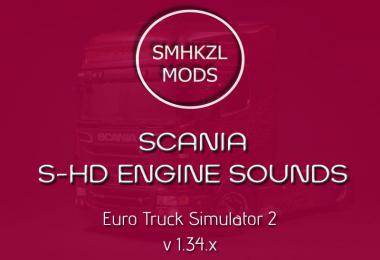 SCANIA S-HD Engine Sounds 1.34.x