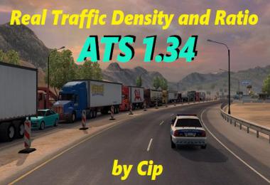 ATS Real Traffic Density and Ratio v1.34.b by Cip