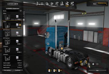 DAF TUNING [ADD LIGHTS IN SLOT] INTAKES MultiPlayer 1.34.x