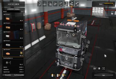 DAF TUNING [ADD LIGHTS IN SLOT] INTAKES MultiPlayer 1.34.x