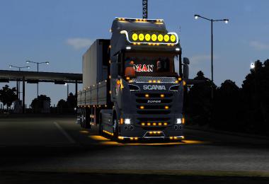 ETS2 Ozan Scania Truck R400 + Engine Sound 1.34.x