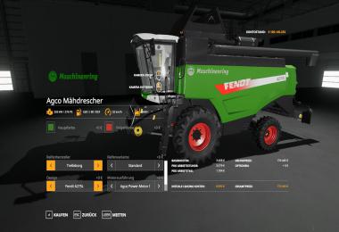 [FBM Team] AGCO Combine Harvester Set v1.0.0.0